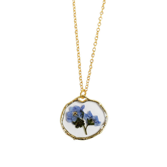 Forget-Me-Not flower necklace